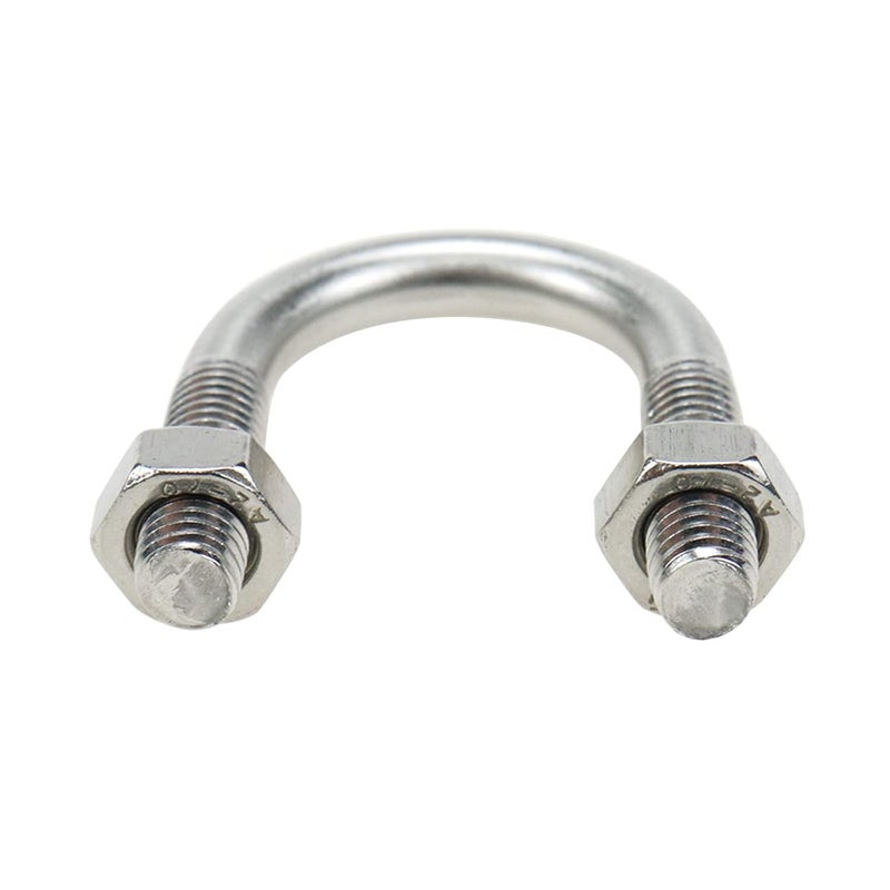 Sscon 10PCS M6x18 304 Stainless Steel U-Bolt Fasteners for 18mm Pipe Dia - Image 4